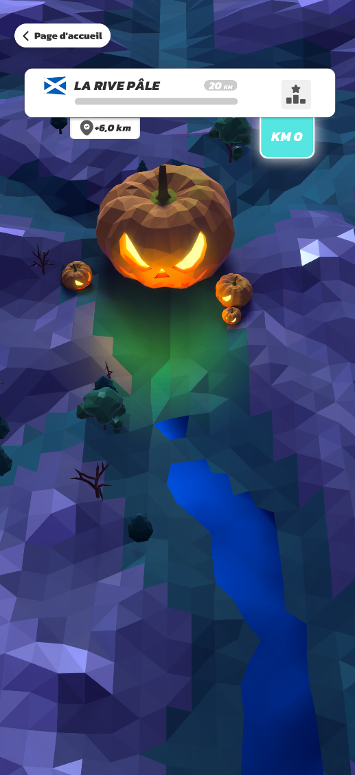 Parcours La Rive Pâle aux couleurs d'Halloween