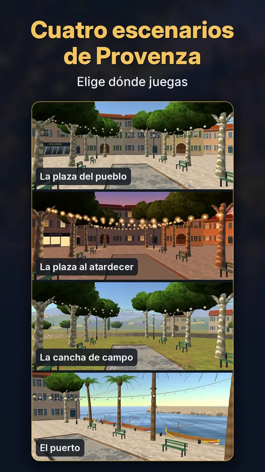 Cuatro escenarios de Provenza: elige dónde juegas