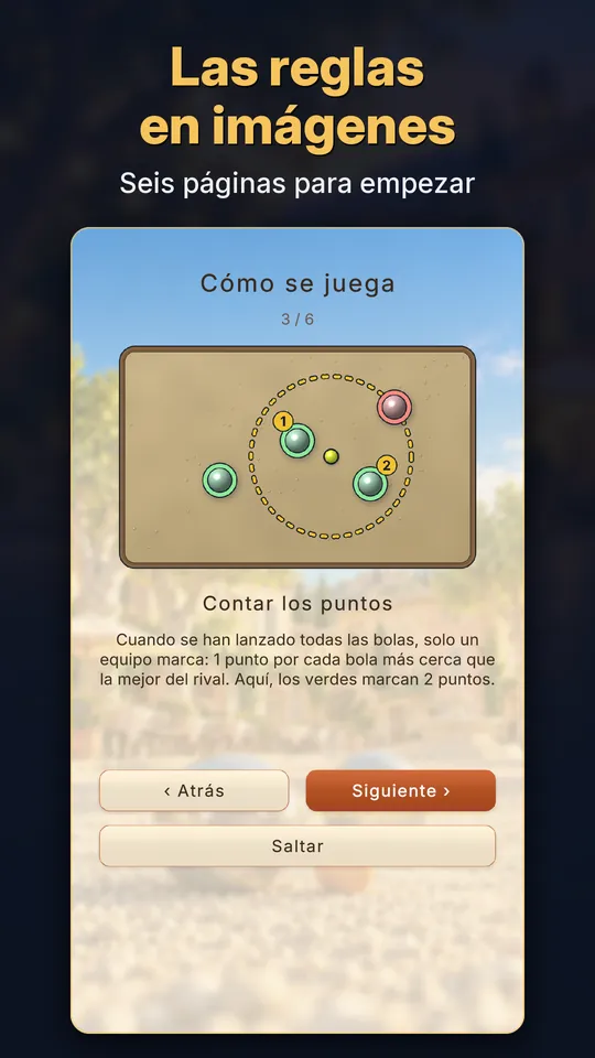 Las reglas en imágenes: seis páginas para empezar